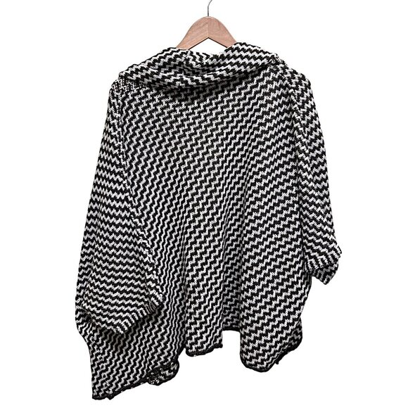 Angela Mara Italy Open Front Knit Cardigan Size S - Picture 3 of 5